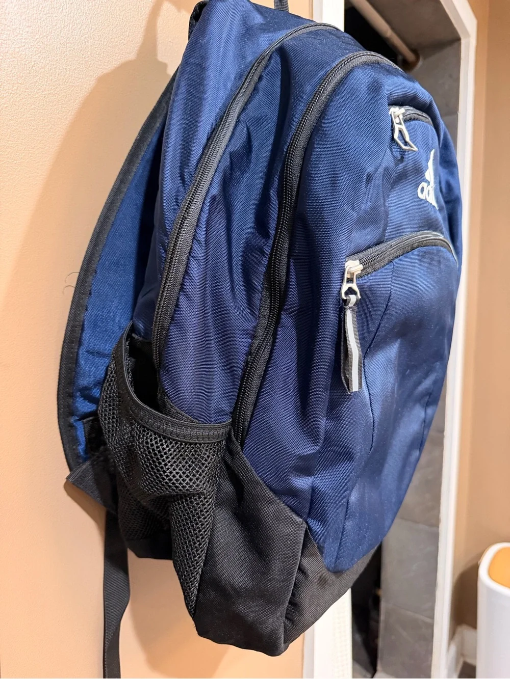adidas Blue and Black Classic Sport Backpack